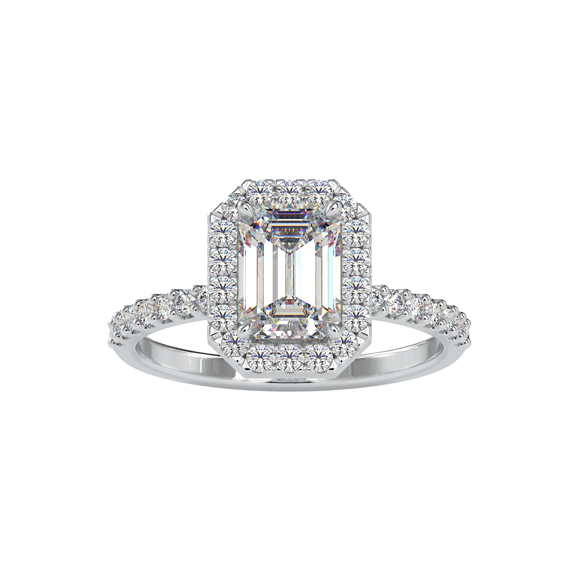Buy Emerald Cut Engagement Ring For Women