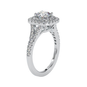 Buy Cushion Double Halo Diamond Ring