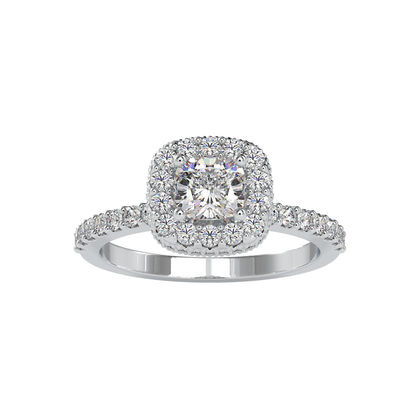 Buy Cushion Halo Diamond Ring For Women
