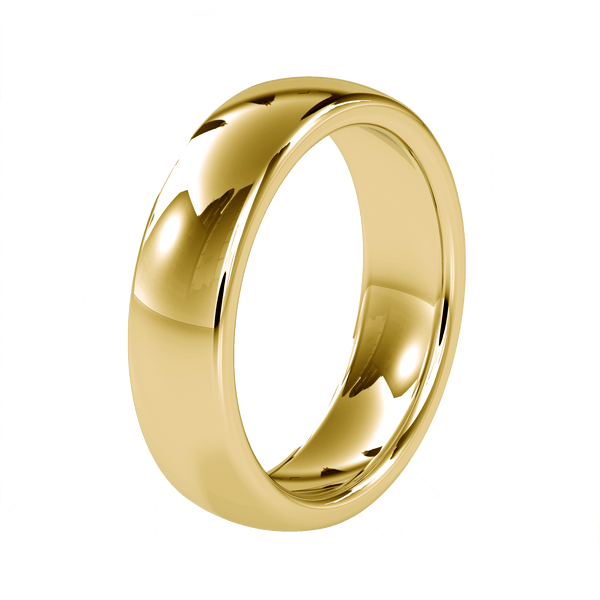 Plain gold wedding hot sale band womens