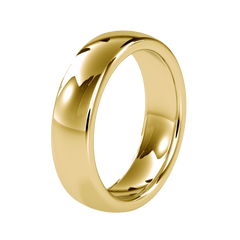 Plain Gold Wedding Band For Women