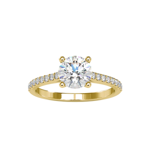 Single Row Diamond Ring