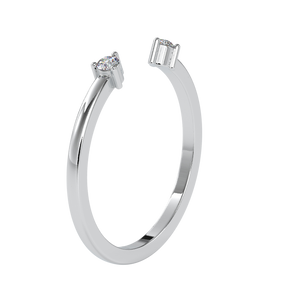Buy Diamond Eclipse Open Ring For Women.
