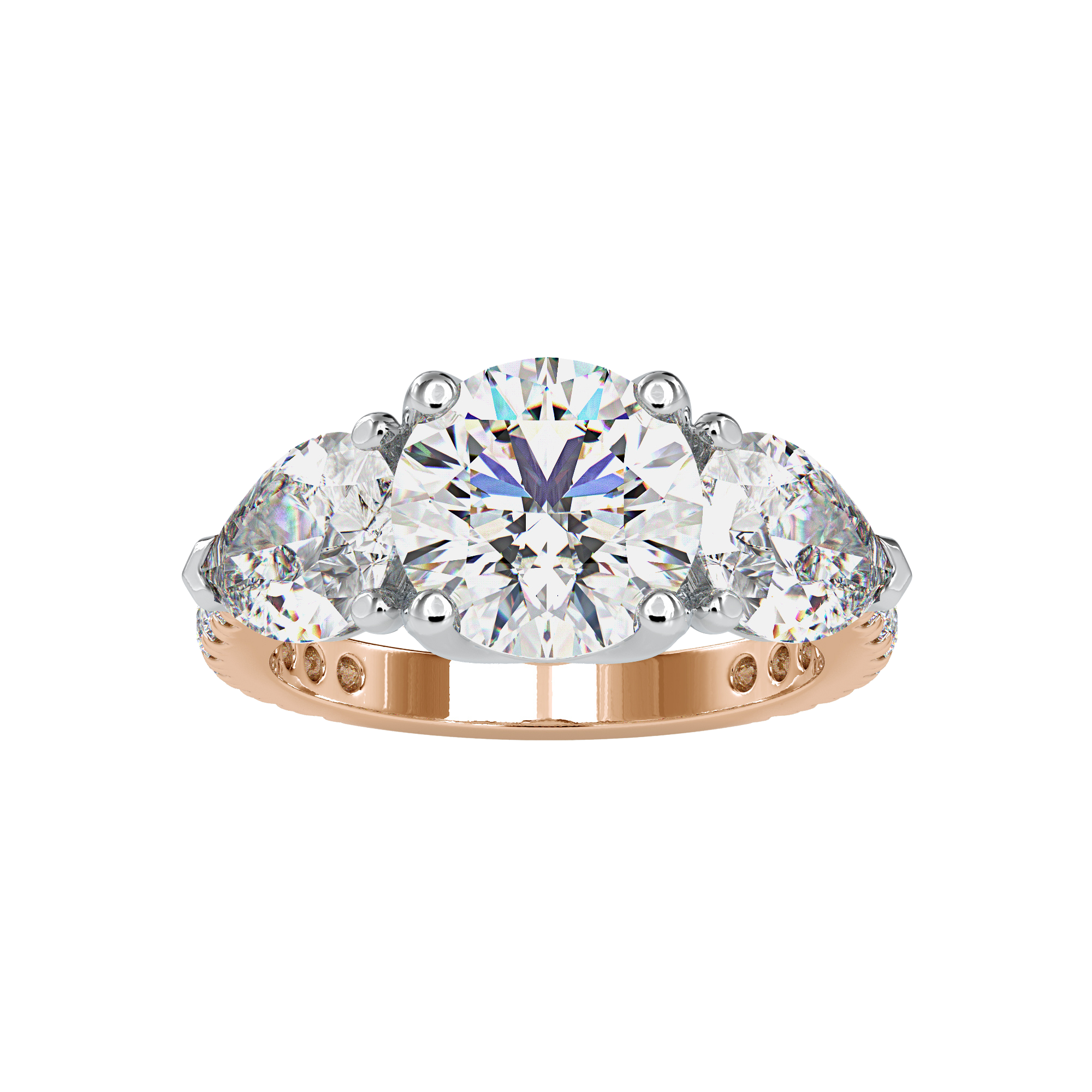 Pear Trilogy Ring For Women