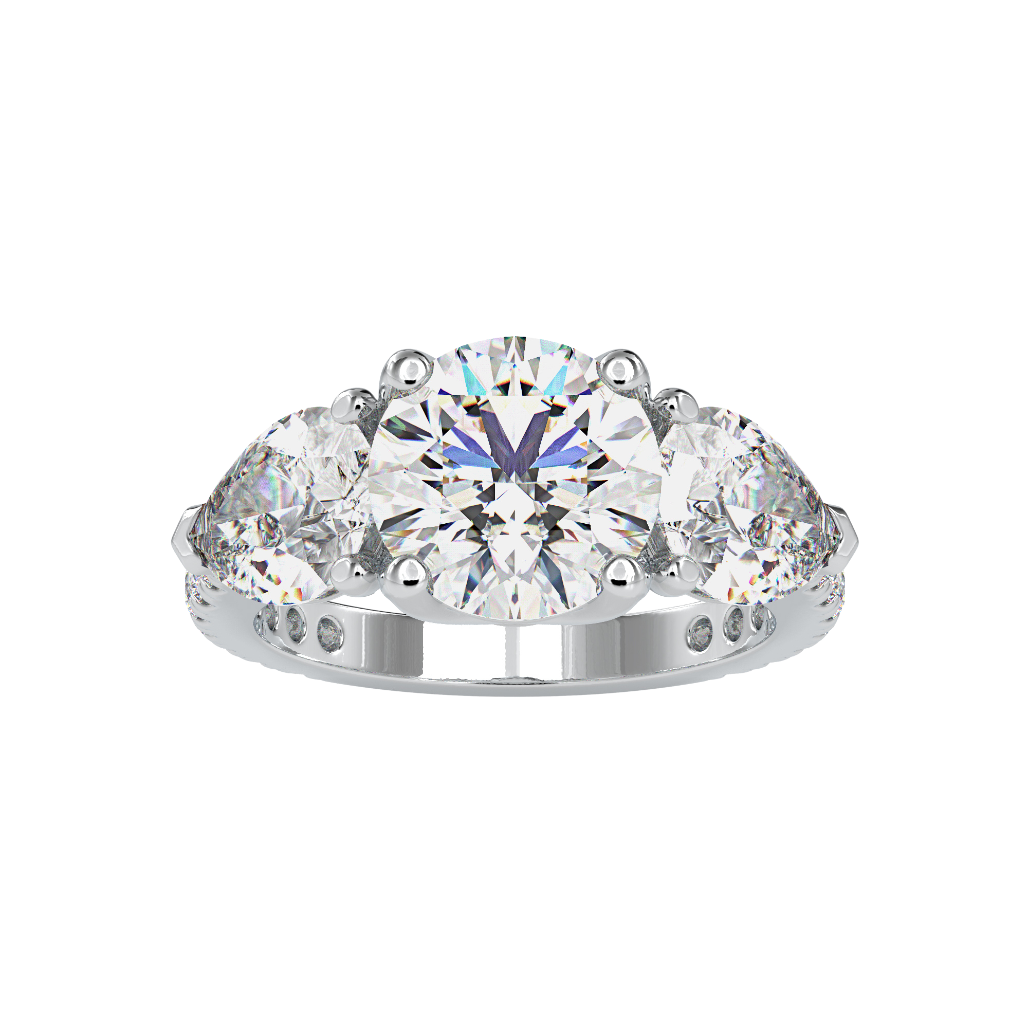 Pear Trilogy Ring For Women