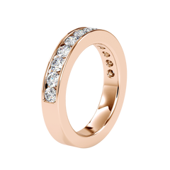 Attractive Channel Setting Wedding Rings in Dubai | Luxury Designs by EVA GEMS