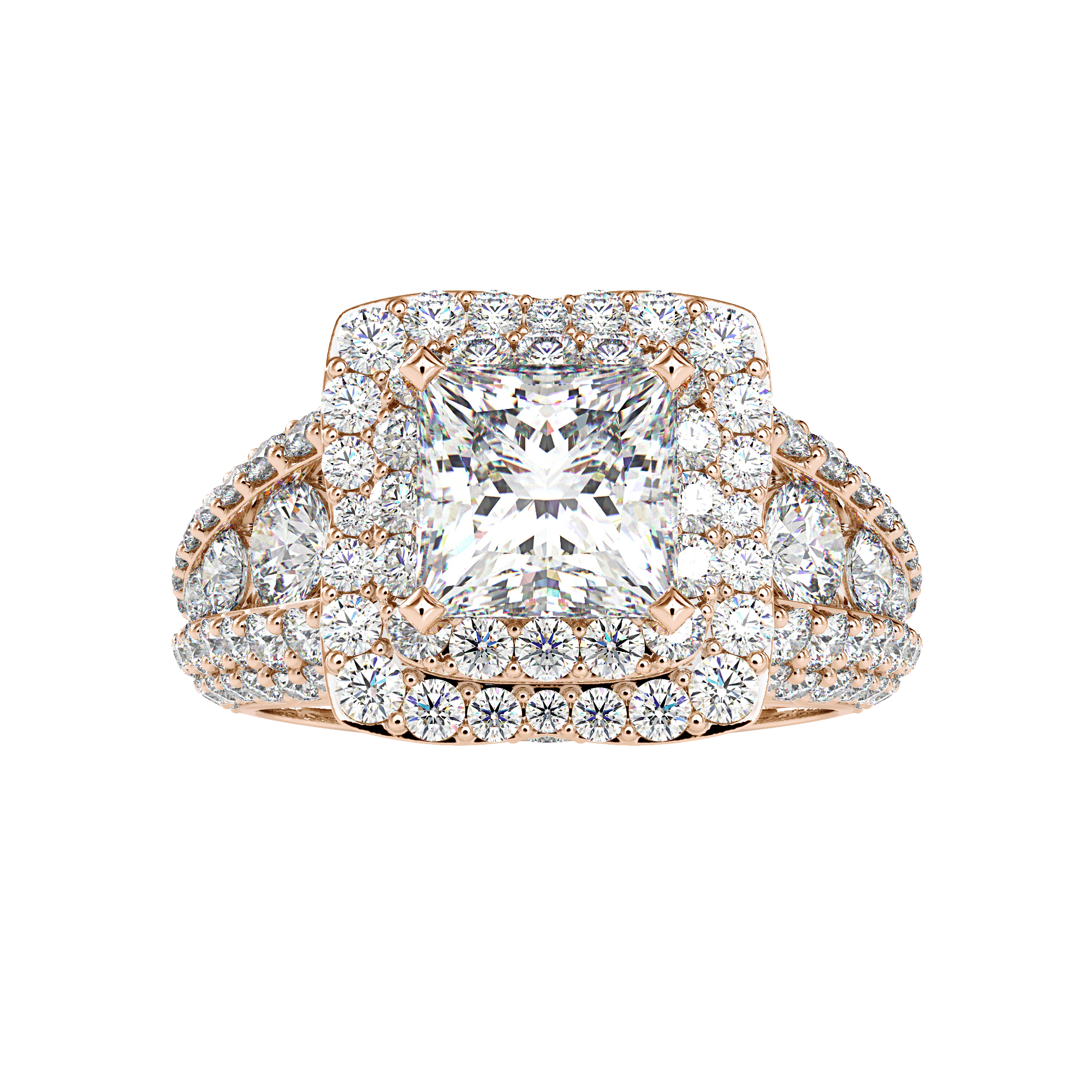 Magnificent Princess Engagement Ring For Women