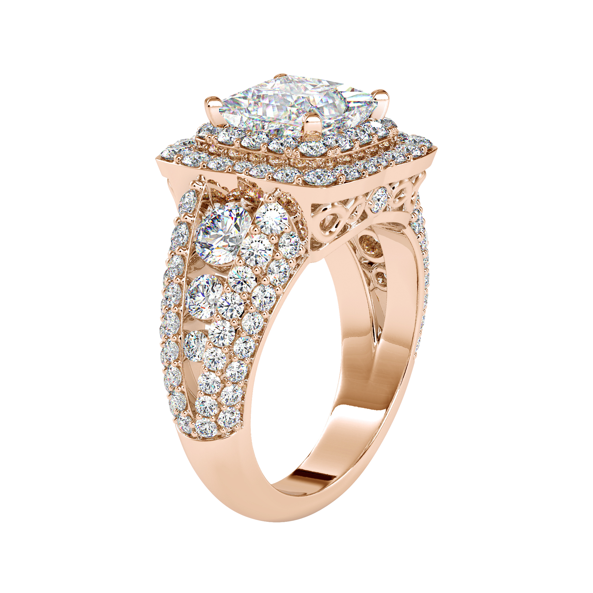 Magnificent Princess Engagement Ring For Women