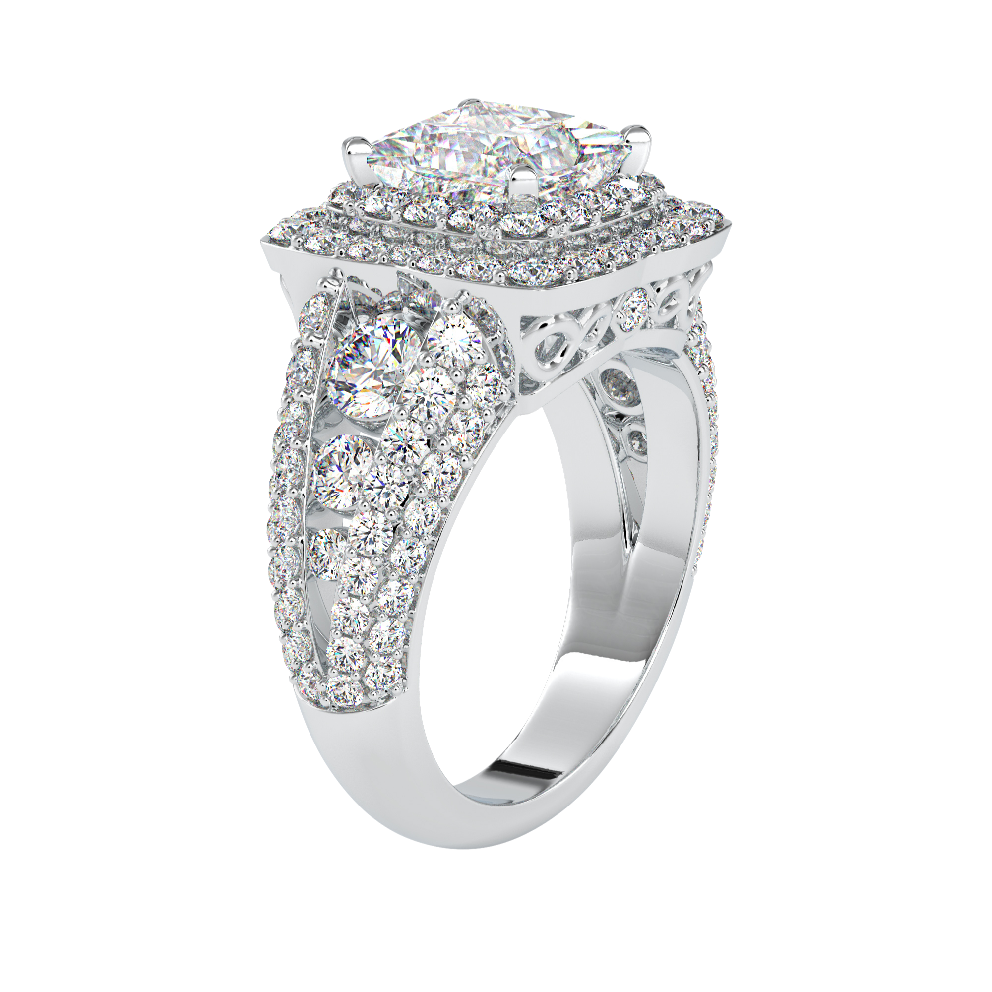 Magnificent Princess Engagement Ring For Women