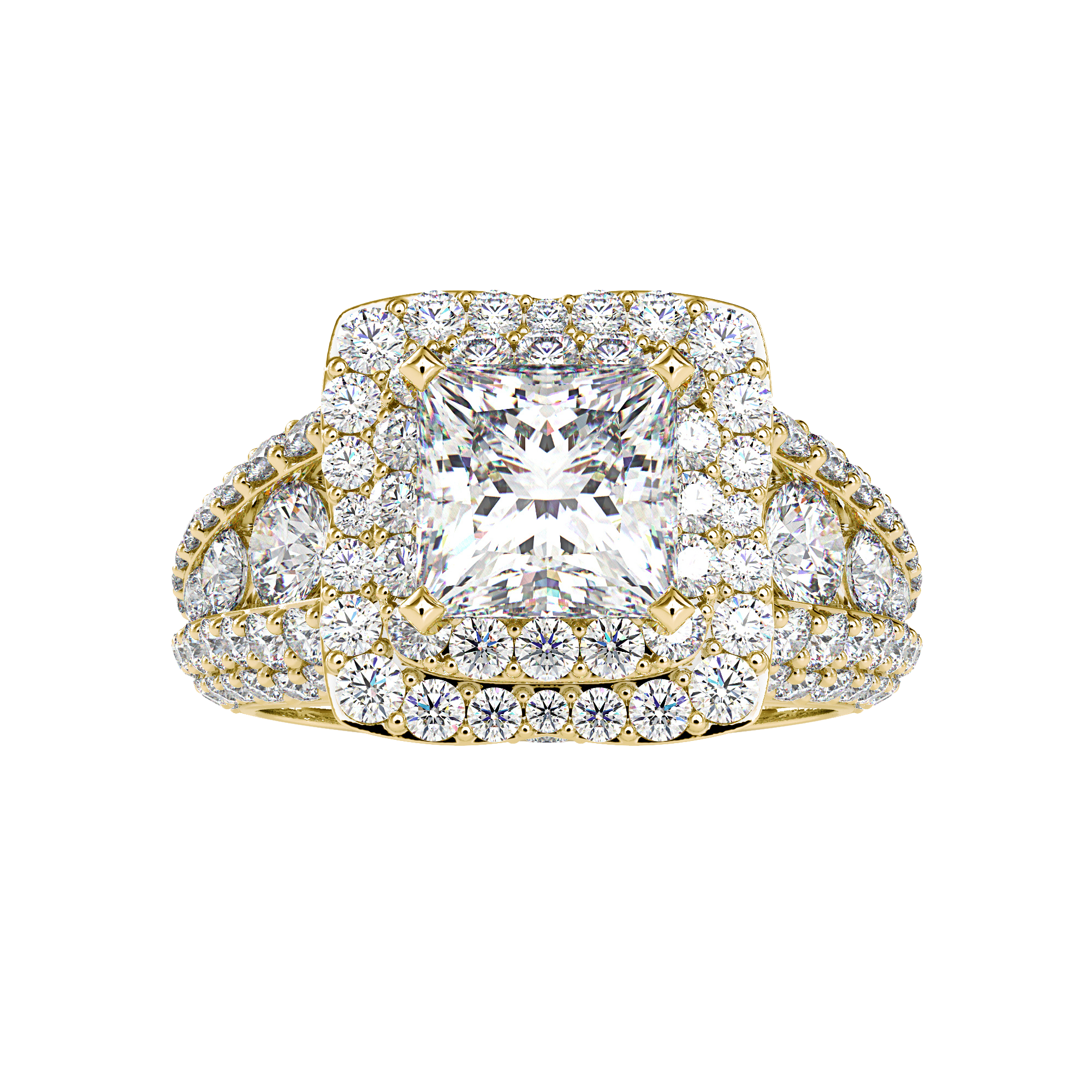 Magnificent Princess Engagement Ring For Women