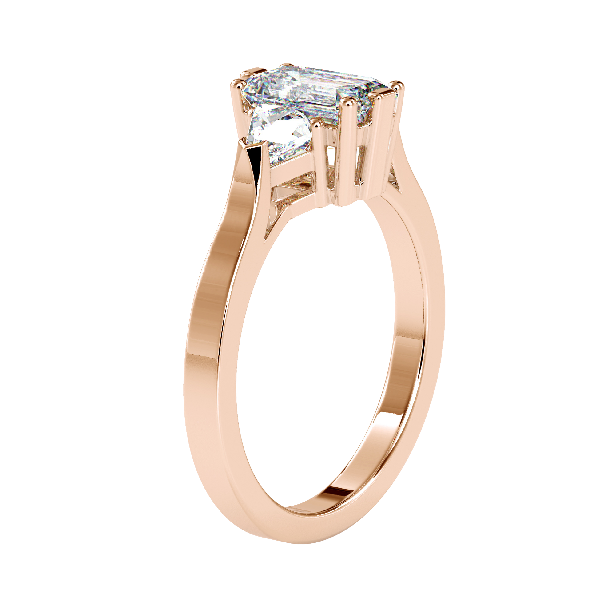 Emerald trilogy ring for women – the perfect gift for a meaningful occasion
