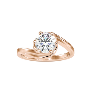 Engagement rings online with gold band
