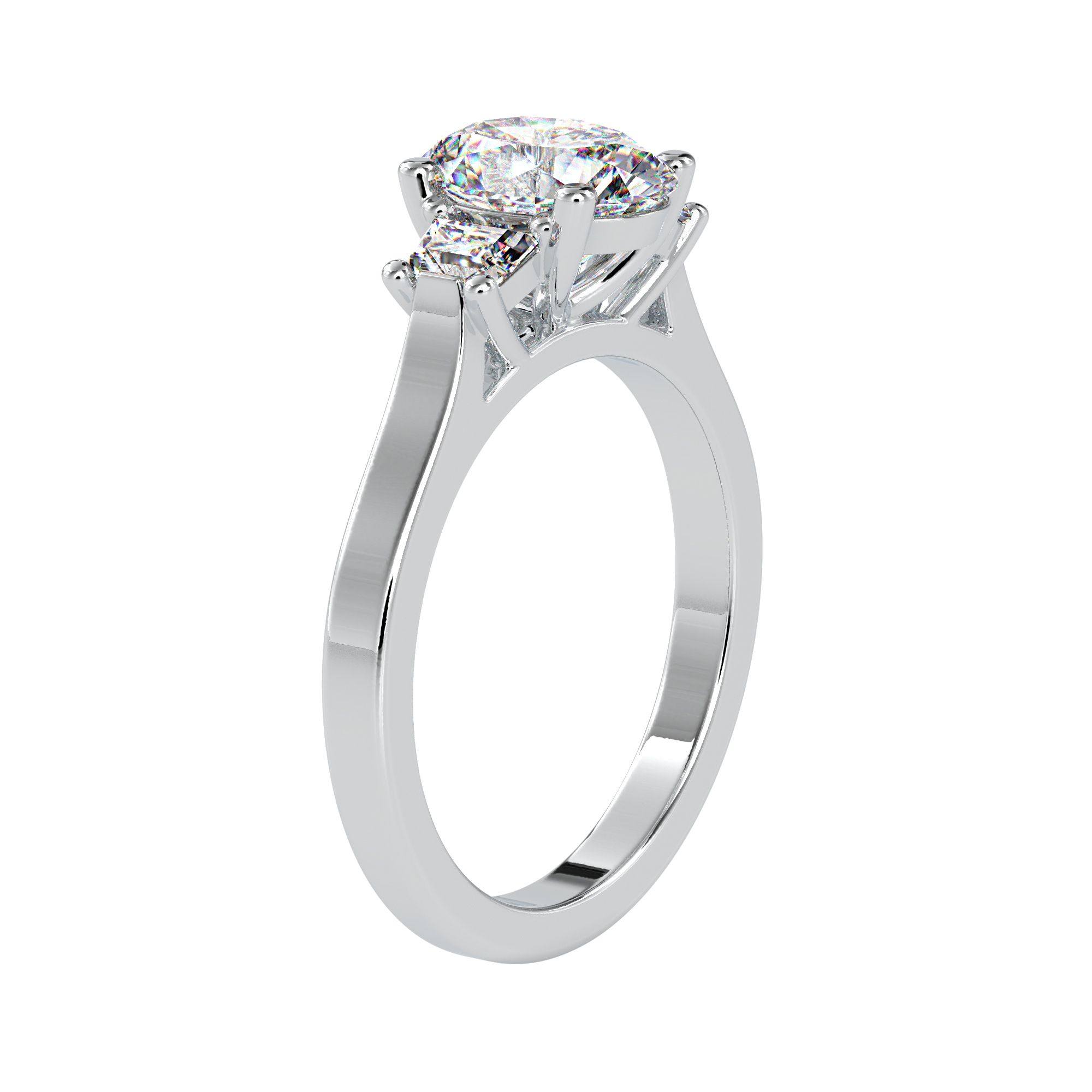 Oval Trilogy Ring For Women