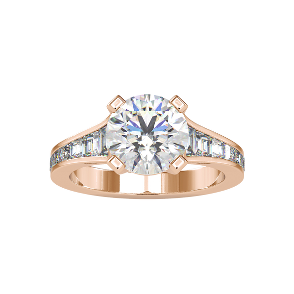 Round Gradual Engagement Ring