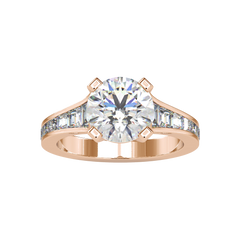 Round Gradual Engagement Ring