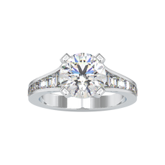 Round Gradual Engagement Ring