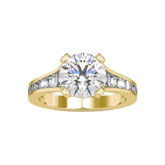 Round Gradual Engagement Ring