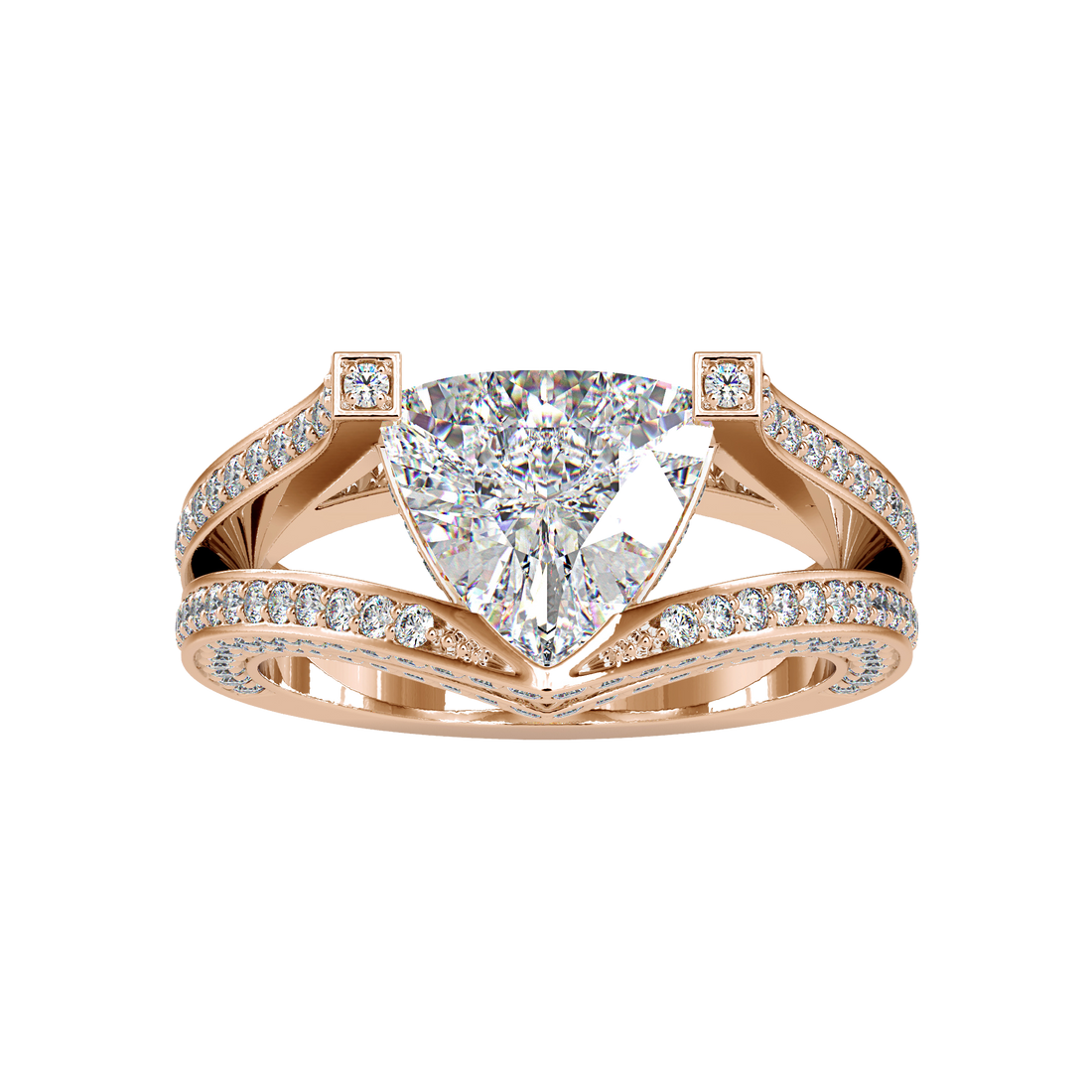 Trilliant Cut Diamond Ring