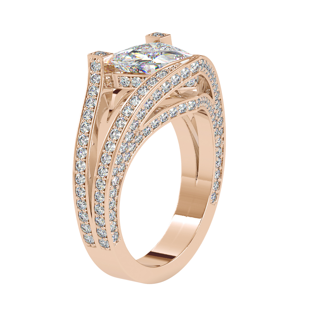 Trilliant Cut Diamond Ring