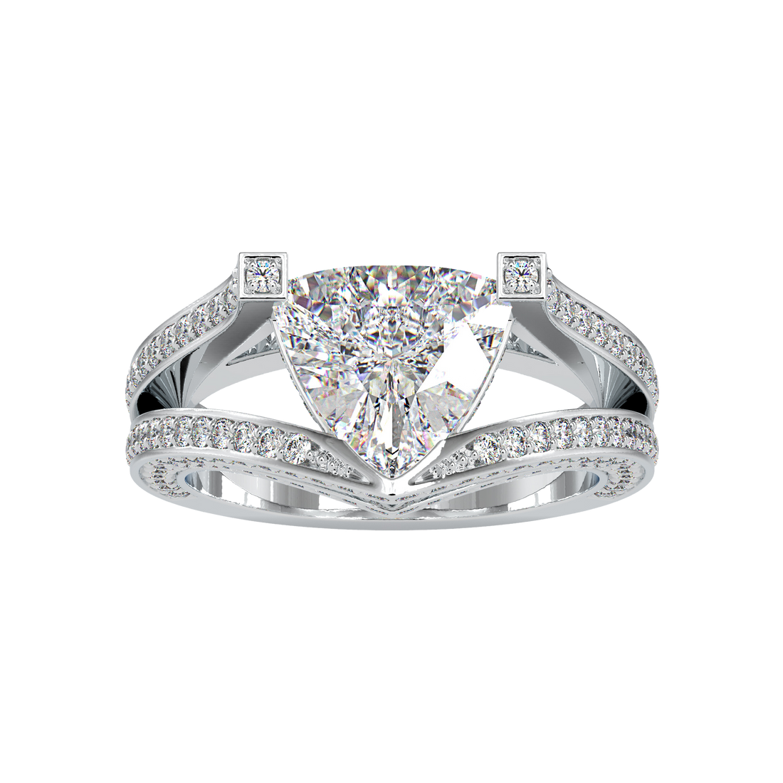 Trilliant Cut Diamond Ring