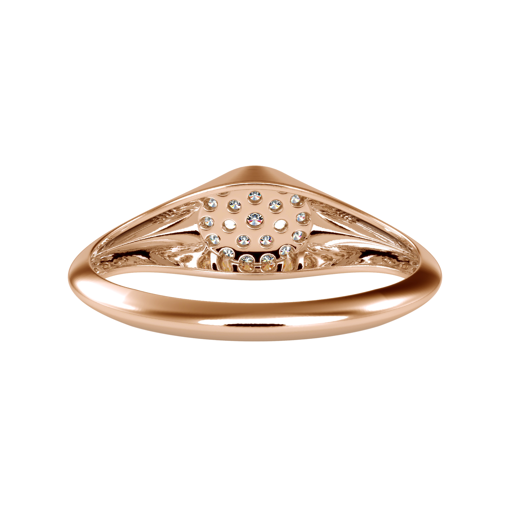 Cluster Engagement Ring | Eva-Gems