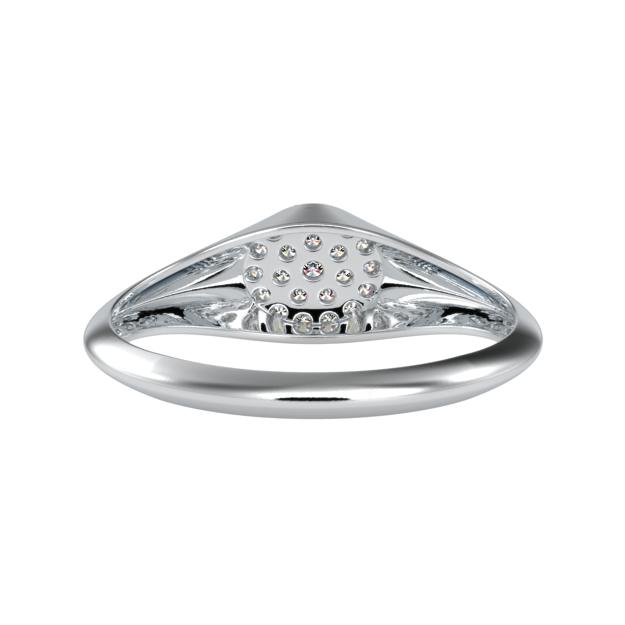 Cluster Engagement Ring | Eva-Gems