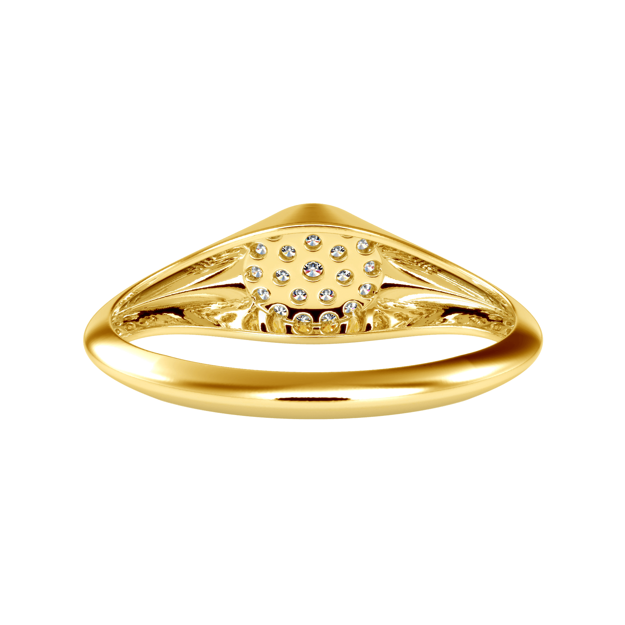 Cluster Engagement Ring | Eva-Gems