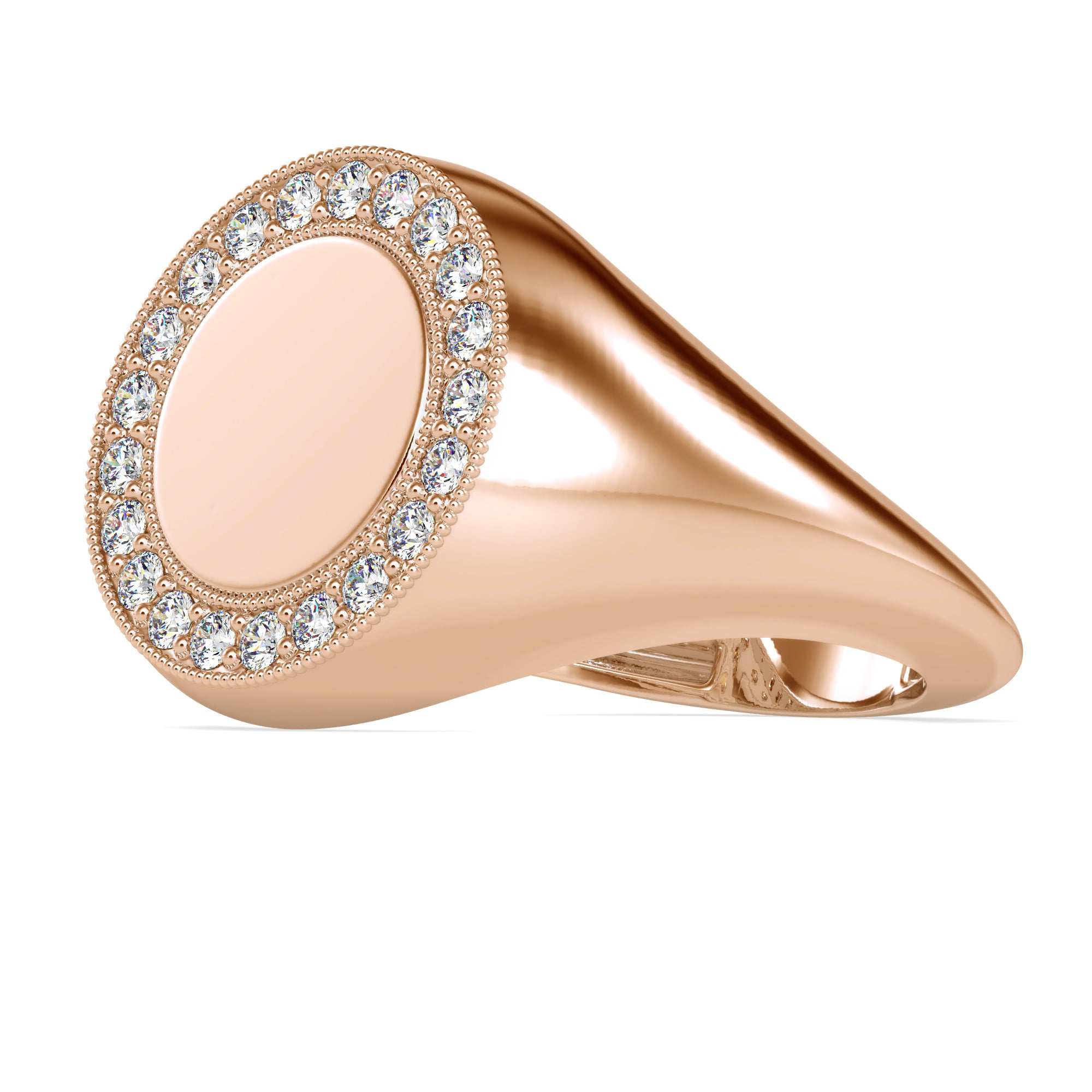 خاتم ألماس للارتداء اليومي من كلستر | Eva-Gems