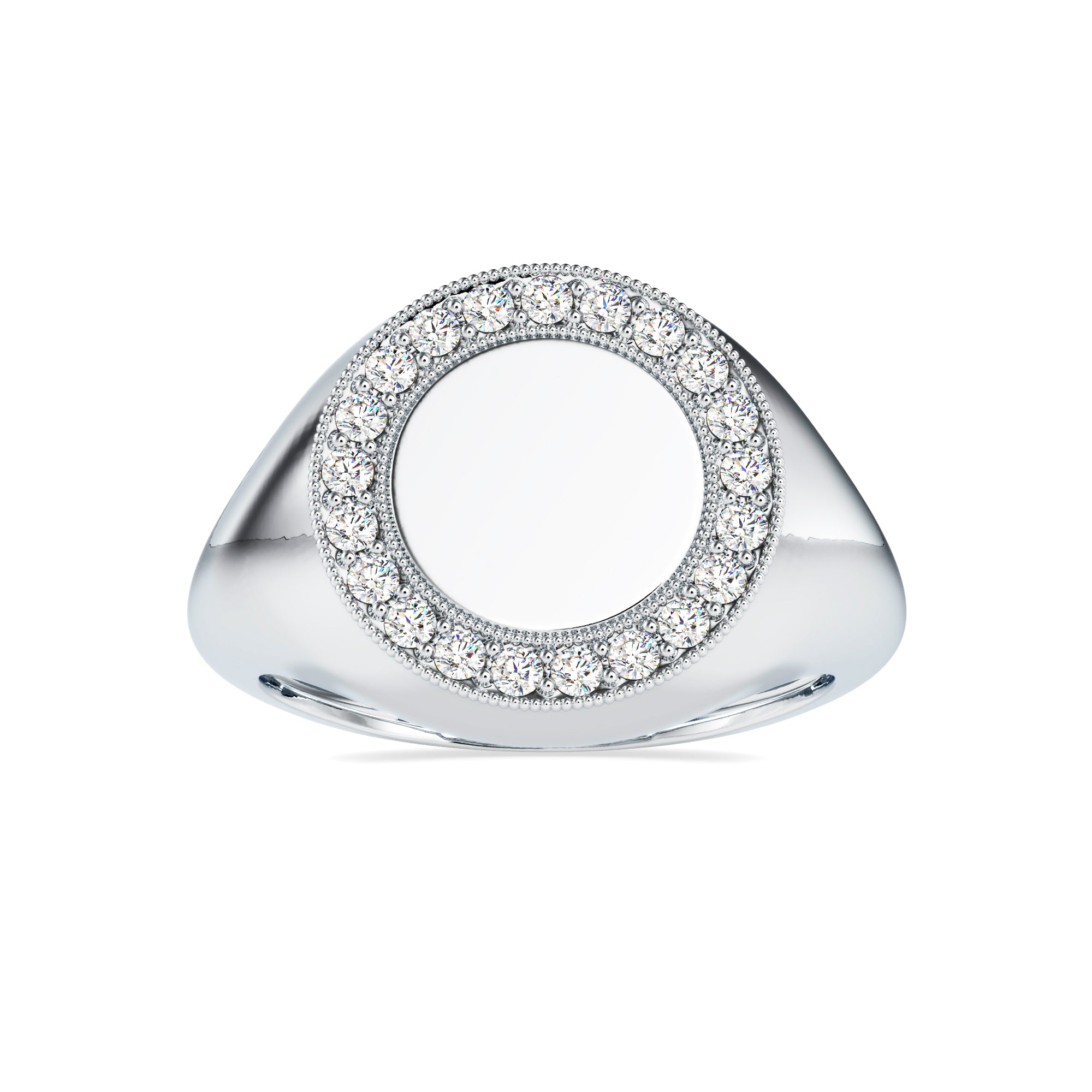 خاتم ألماس للارتداء اليومي من كلستر | Eva-Gems