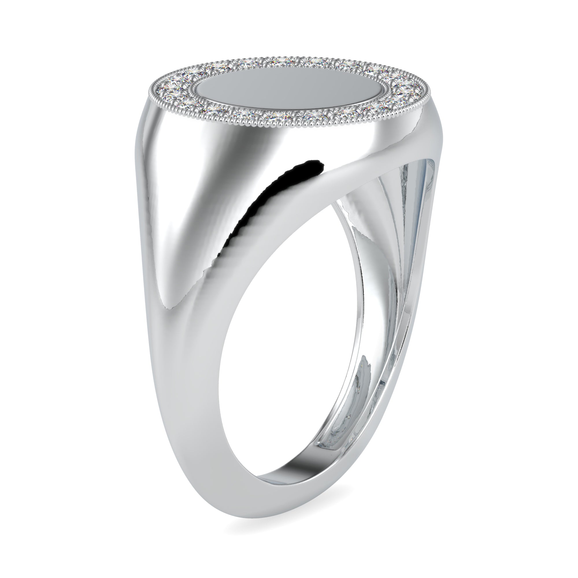 خاتم ألماس للارتداء اليومي من كلستر | Eva-Gems