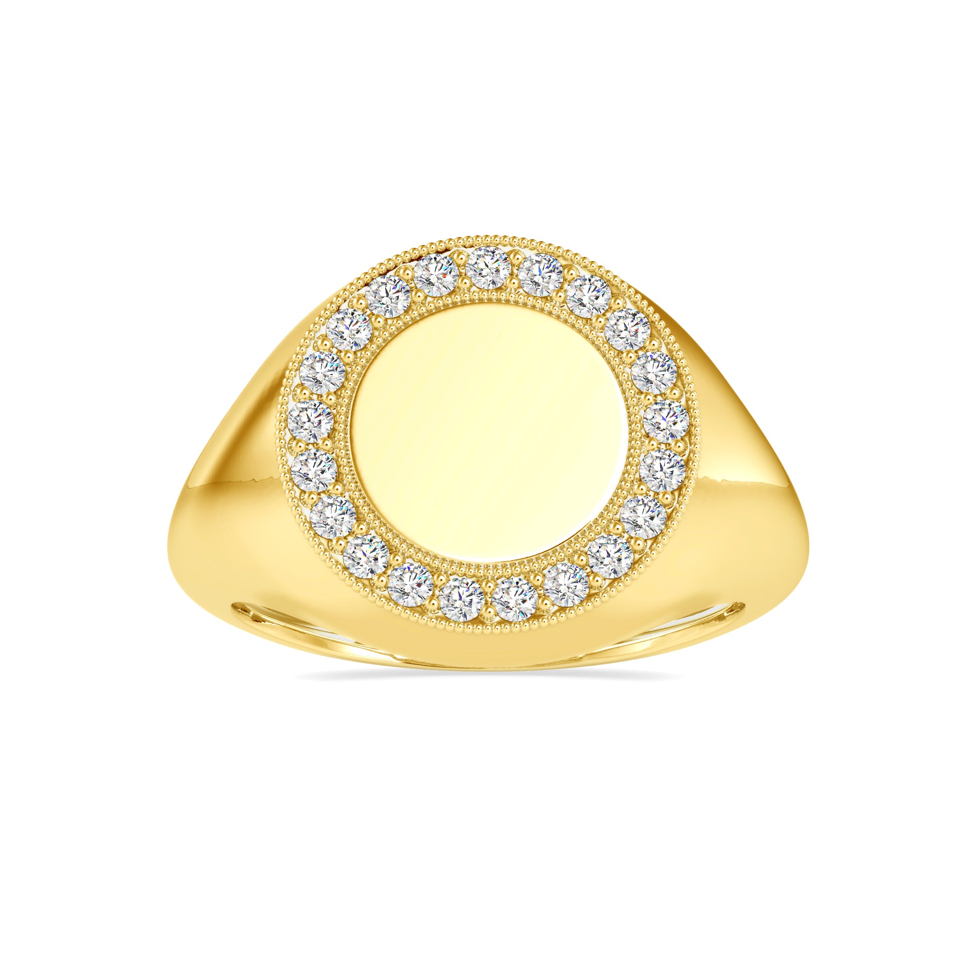 خاتم ألماس للارتداء اليومي من كلستر | Eva-Gems