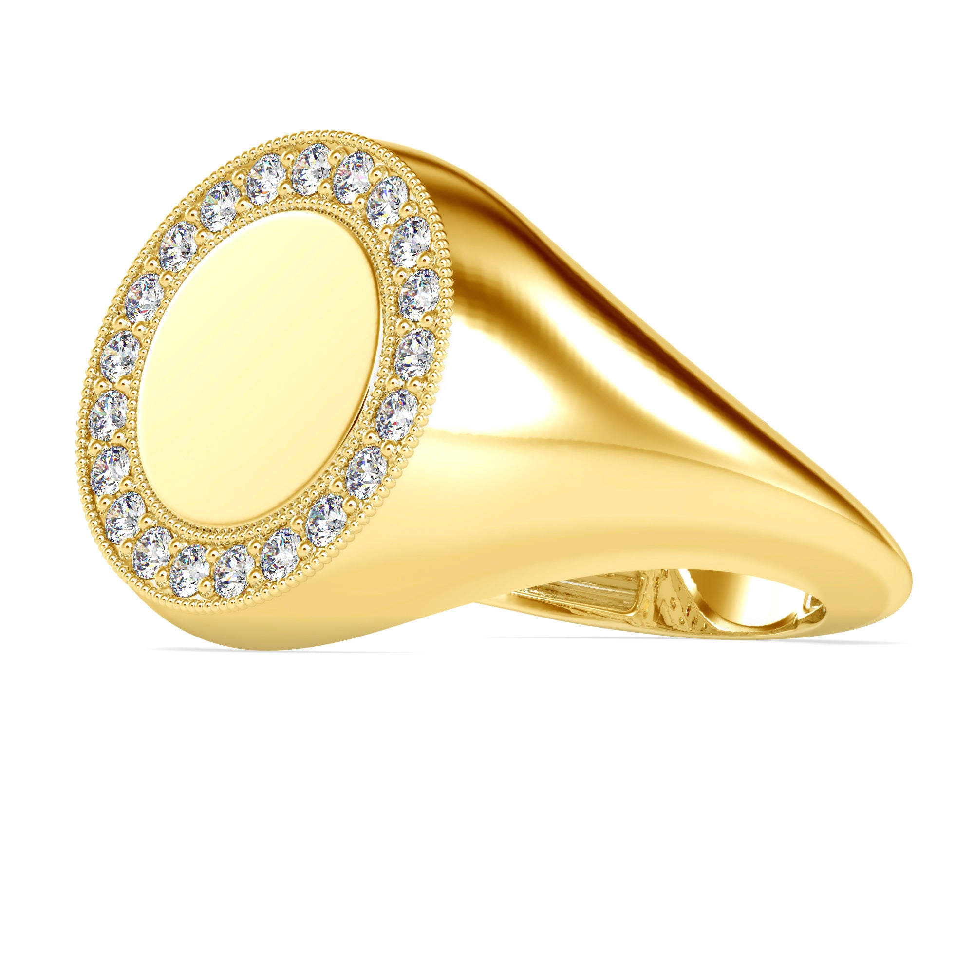 خاتم ألماس للارتداء اليومي من كلستر | Eva-Gems