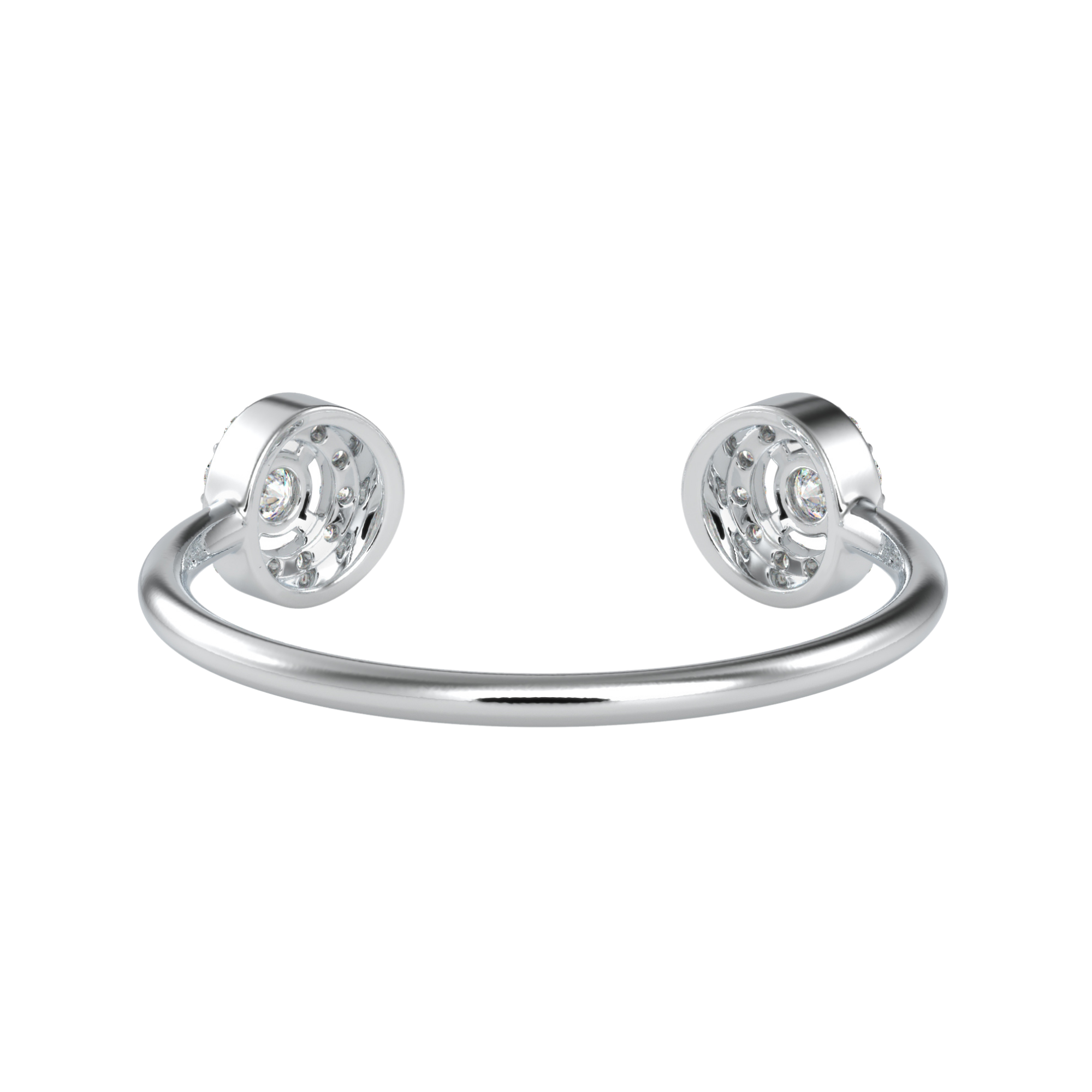 اشتري خاتم الماس الكلاسيكي المزدوج | Eva-Gems