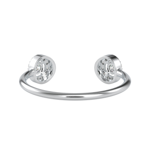 Buy Classic Dual Cluster Diamond Ring | Eva-Gems