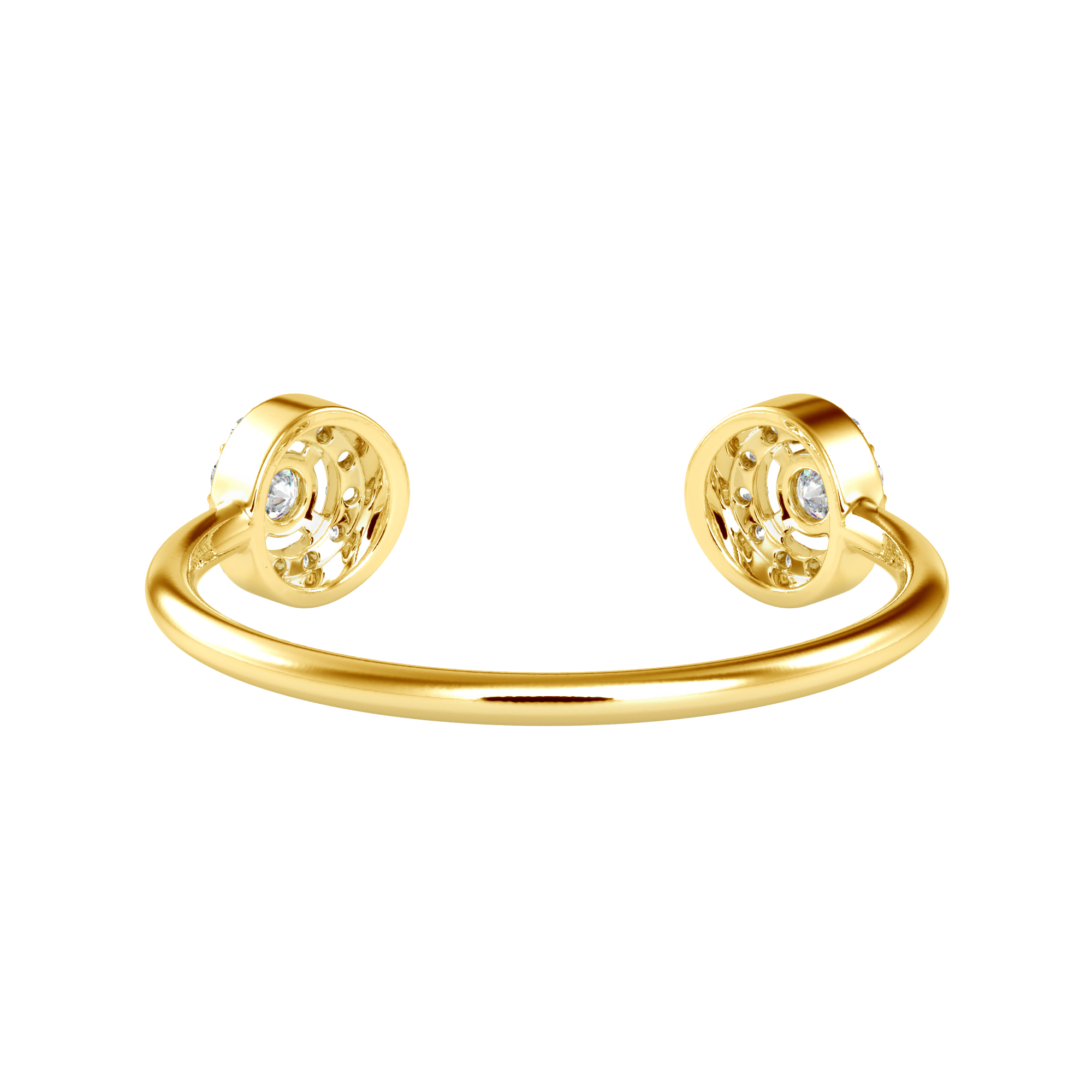 Buy Classic Dual Cluster Diamond Ring | Eva-Gems