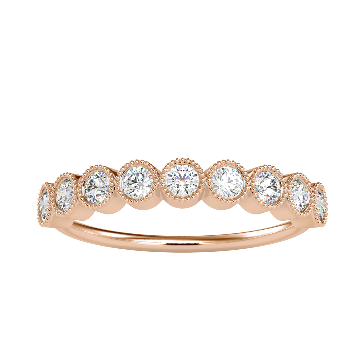 Classic Bezzle Style Eternity Diamond Ring | Eva-Gems