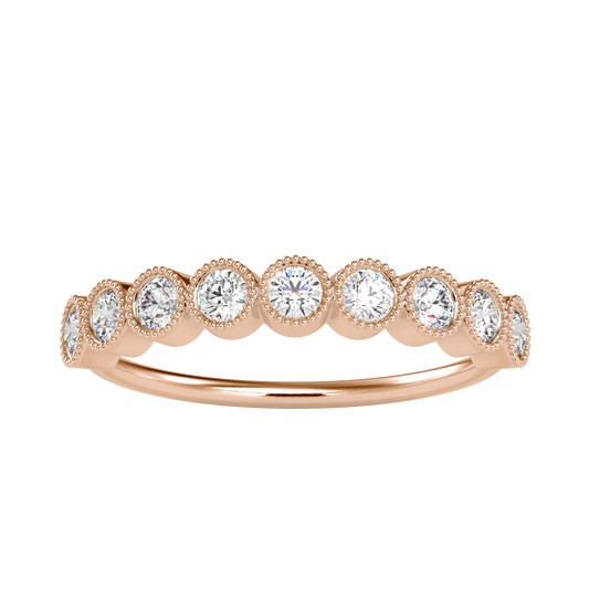 Classic Bezzle Style Eternity Diamond Ring | Eva-Gems