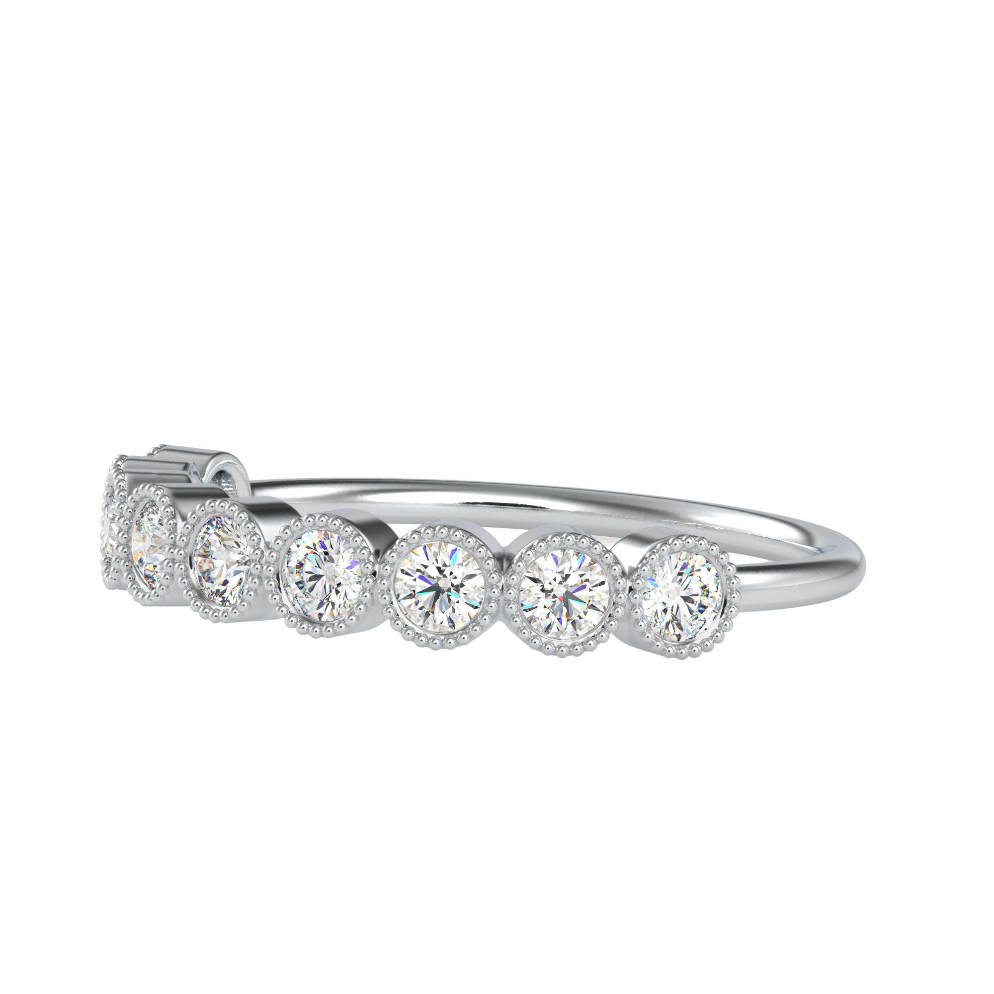 Classic Bezzle Style Eternity Diamond Ring | Eva-Gems