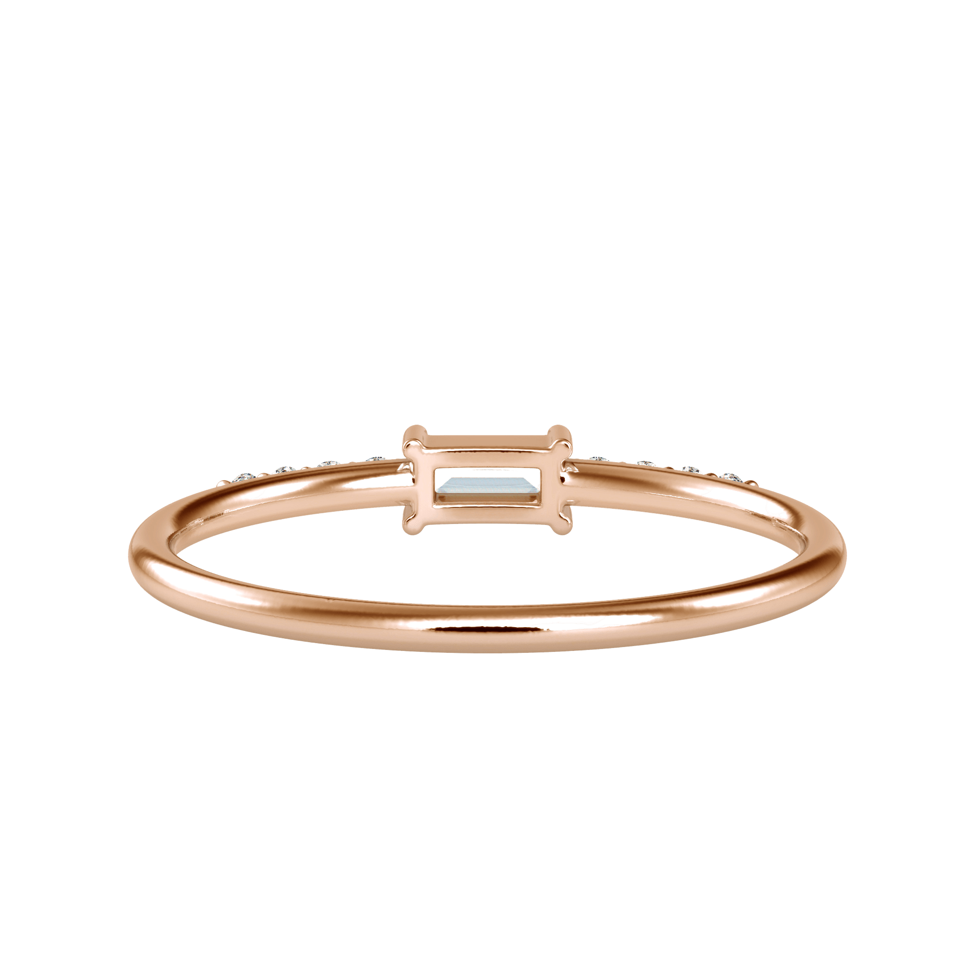 High-quality emerald tiny diamond ring crafted with precision