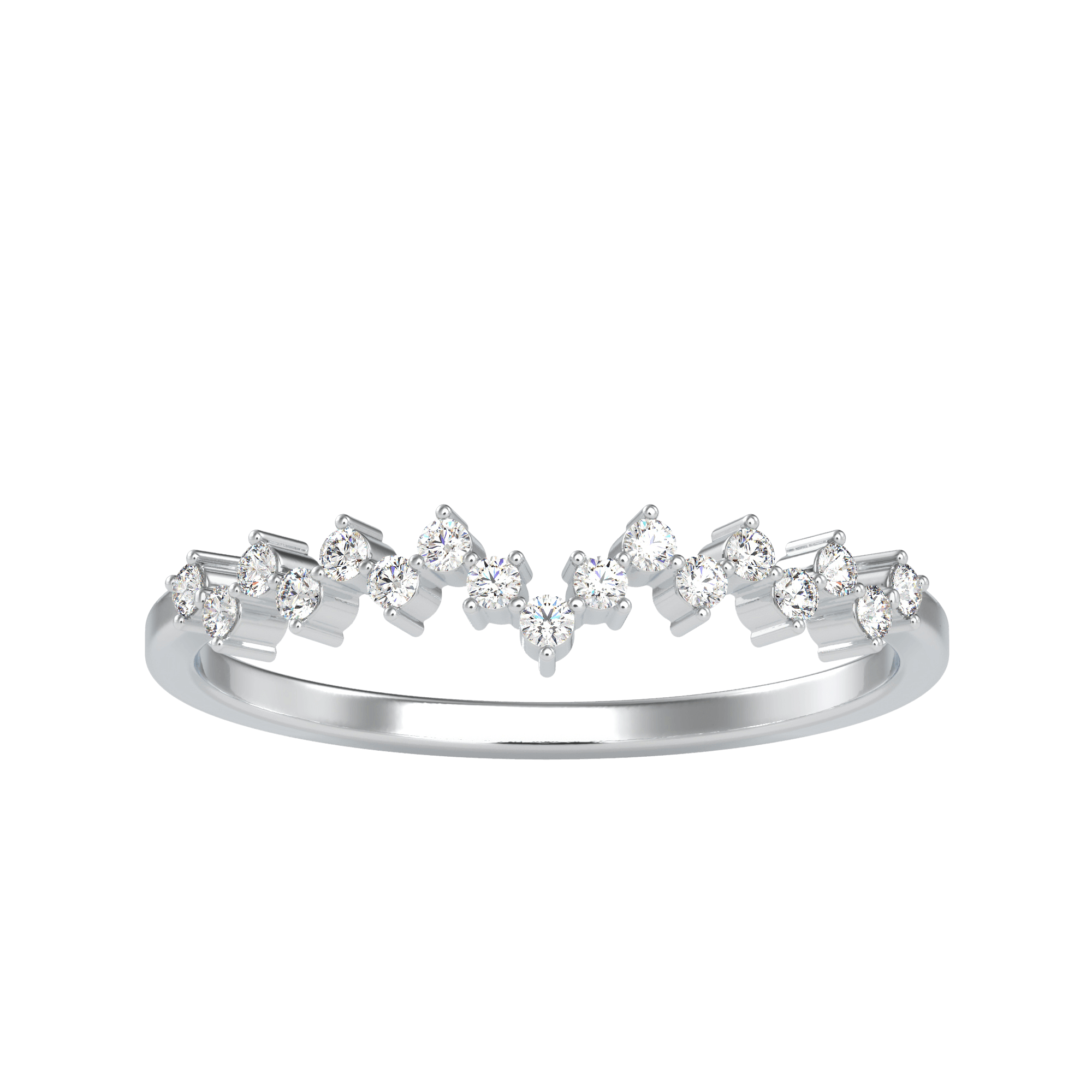 Unique Cluster Setting Eternity Ring