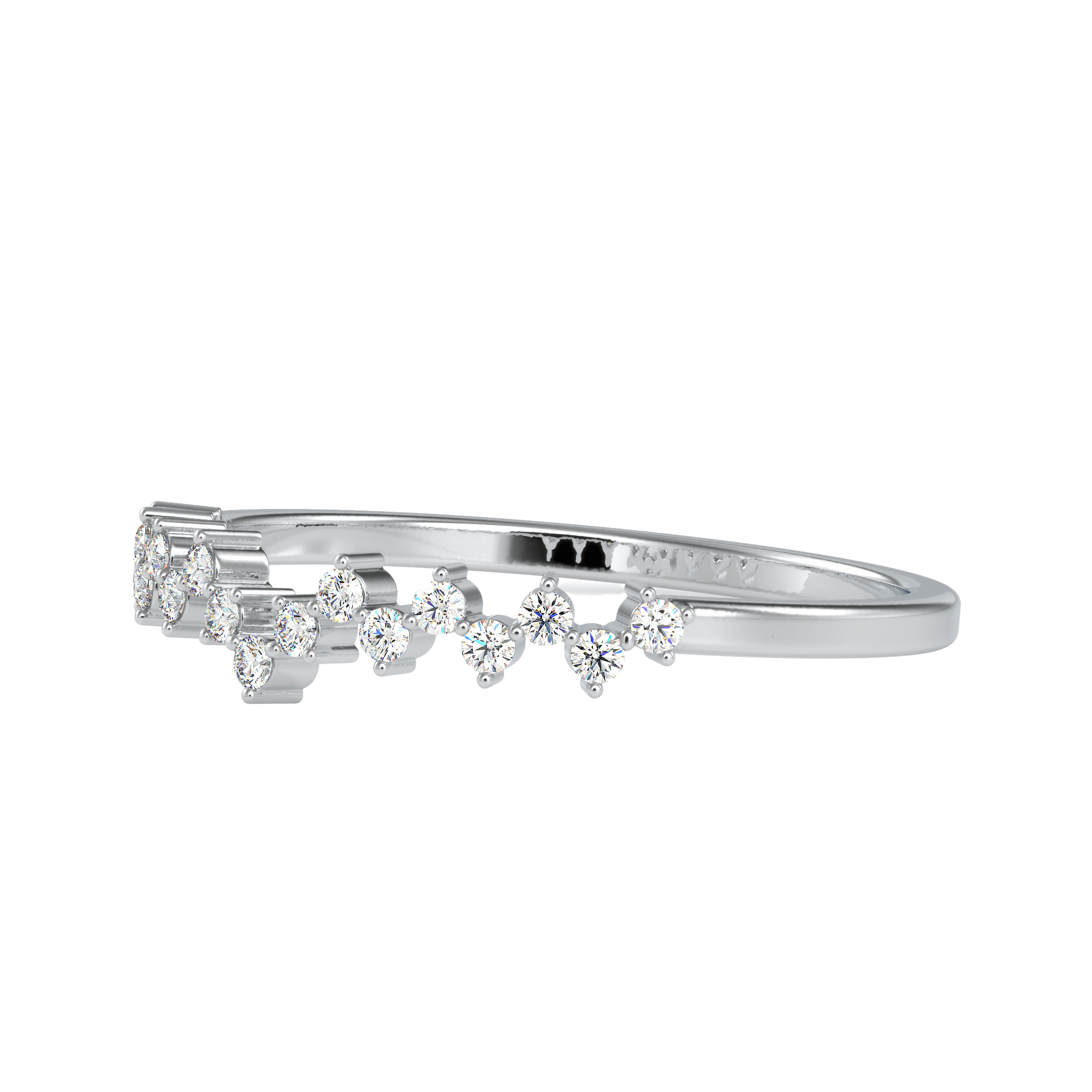 Unique Cluster Setting Eternity Ring