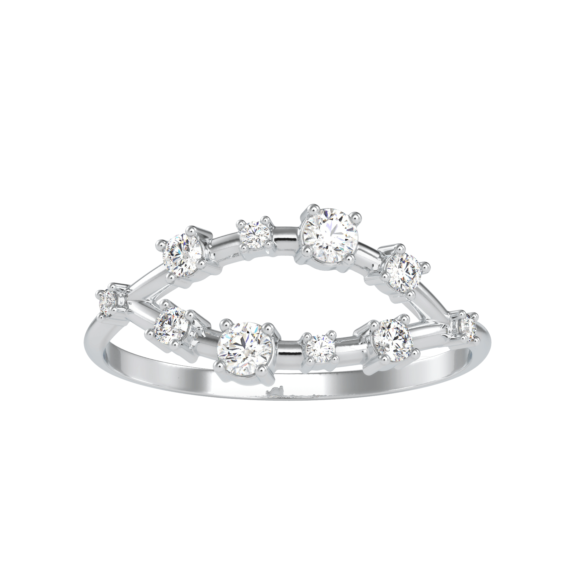 Buy Floating Eternity Setting Diamond Ring For Women