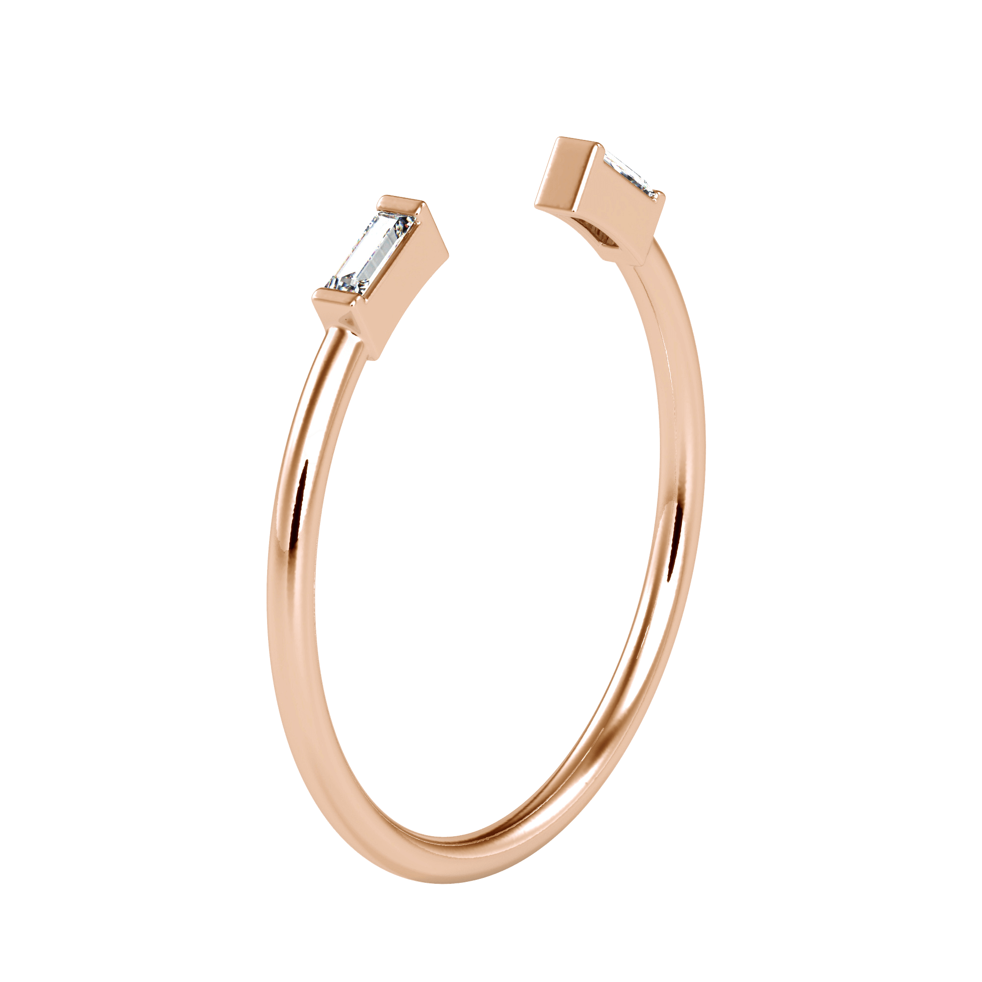 Classic Emerald Tiny Diamond Ring – Luxury Custom Jewelry from EVA GEMS Dubai