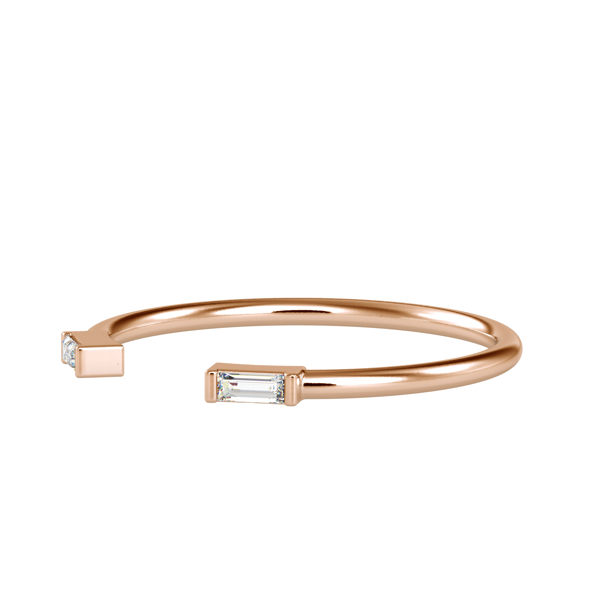 Classic Emerald Tiny Diamond Ring – Luxury Custom Jewelry from EVA GEMS Dubai