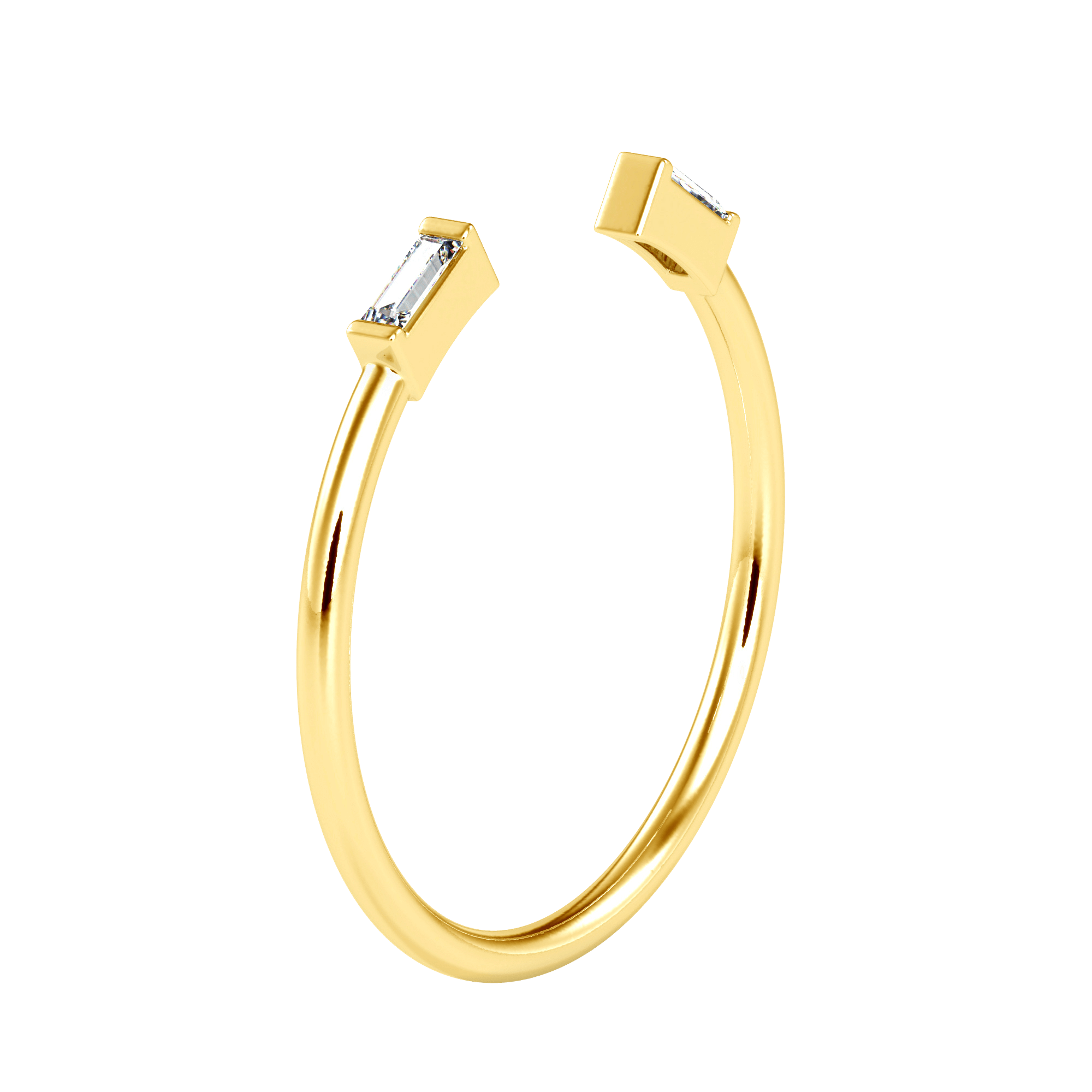 خاتم ألماس صغير كلاسيكي من الزمرد - مجوهرات فاخرة مصممة حسب الطلب من إيفا جيمس دبي