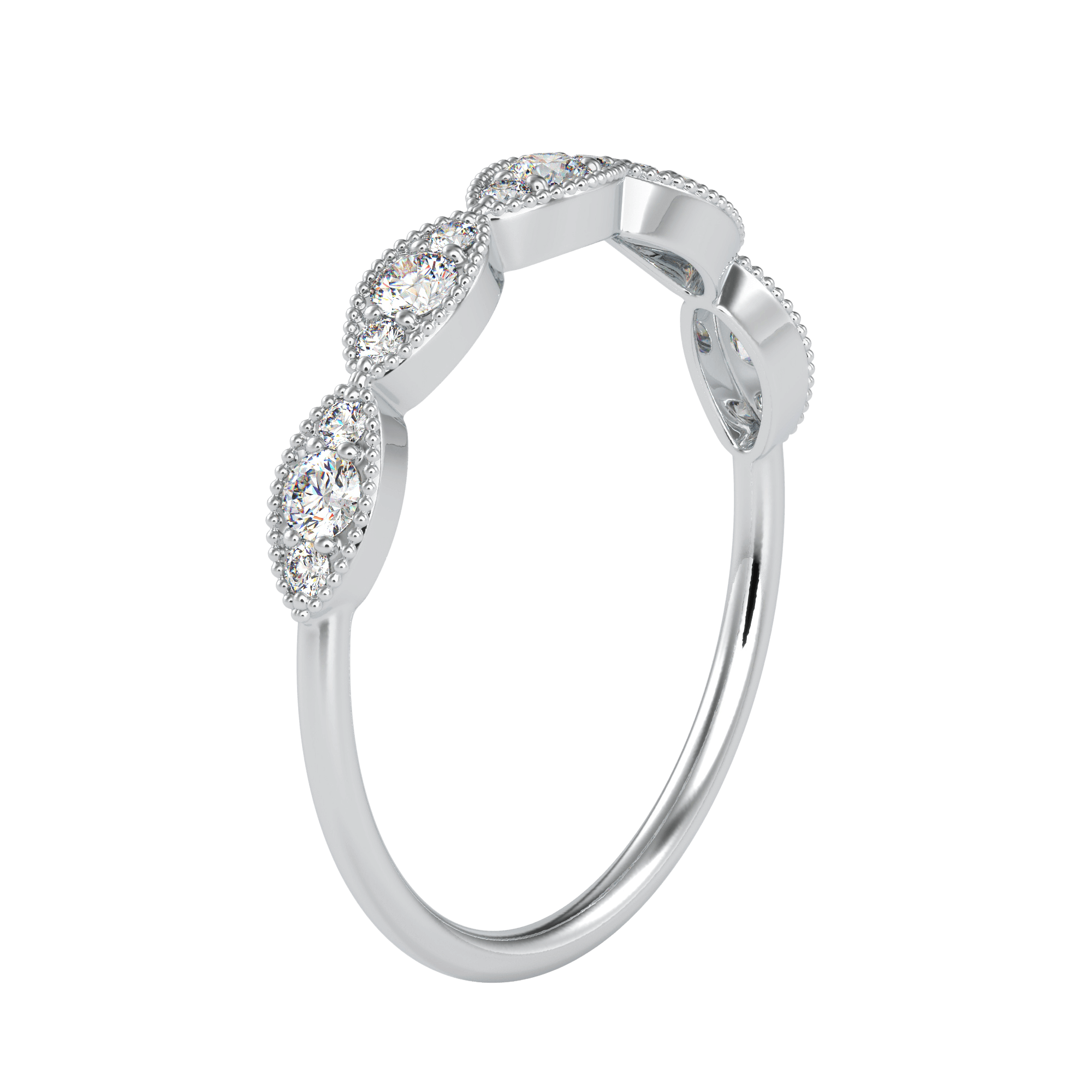 Buy Diamond Multi Shaped Eternity Ring For Women