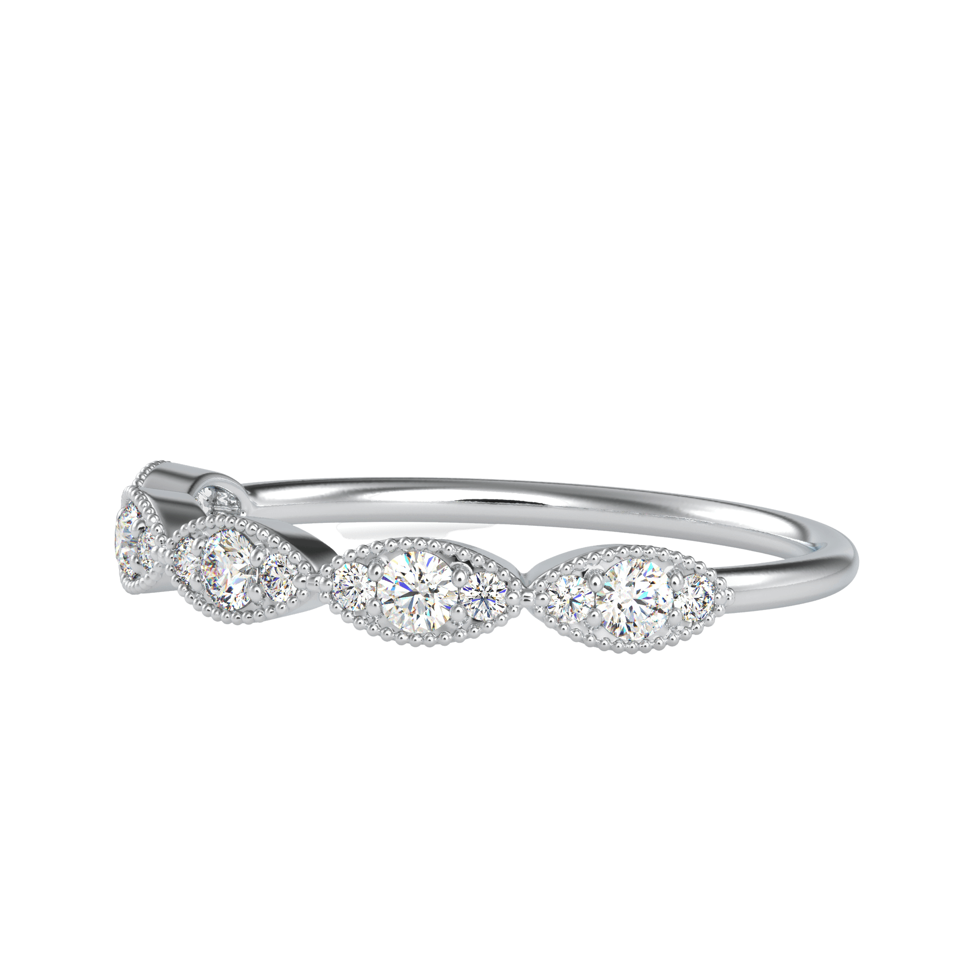 Buy Diamond Multi Shaped Eternity Ring For Women