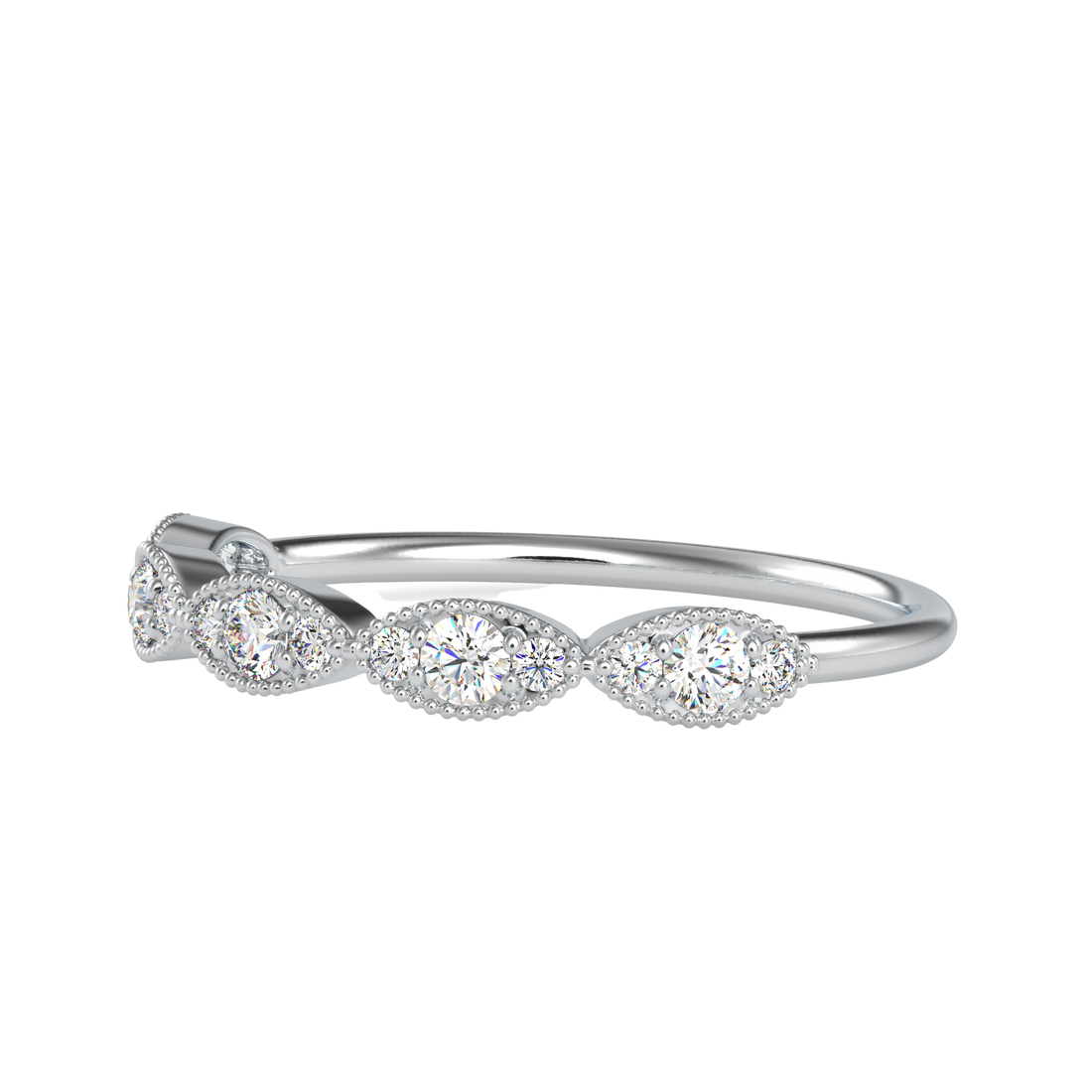 Buy Diamond Multi Shaped Eternity Ring For Women