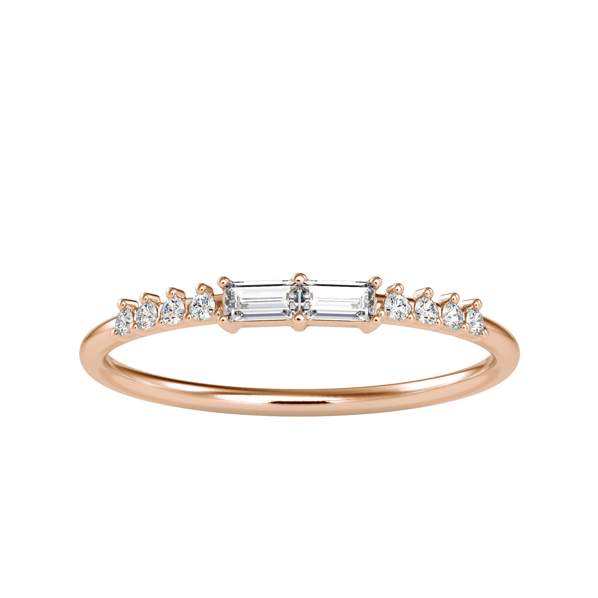 Buy Emerald Tiny Diamond Ring For Women