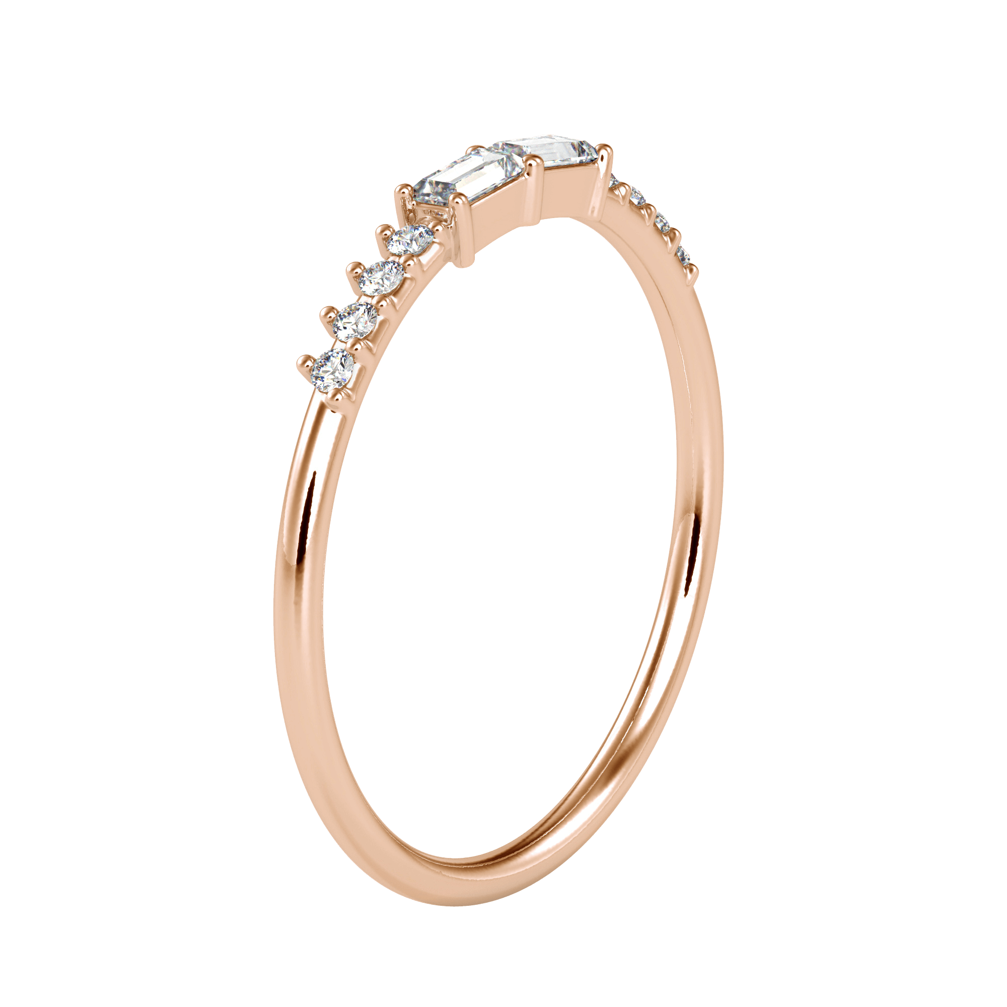 Buy Emerald Tiny Diamond Ring For Women